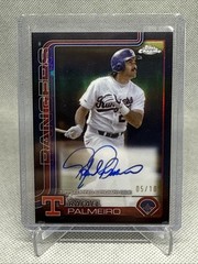 2025 Topps Chrome Update Rafael Palmeiro Legends Auto Black Refractor /10