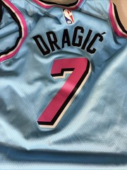 Nike Goran Dragić #7 Miami Heat Vice Swingman Jersey Men’s 40 Blue