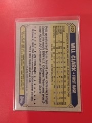 1987 Topps – Will Clark #420 (RC)