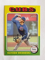 2024 TOPPS HERITAGE HAYDEN WESNESKI #256 PITCHER CHICAGO CUBS BASEBALL CARD