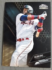 SUPER RARE 1/1-2021 Topps Chrome Black NELSON CRUZ Minnesota Twins #5 pack fresh