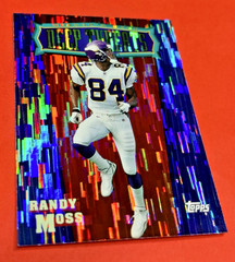 1999 Topps Season’s Best Randy Moss Metallic Foil Deep Threats #SB13 Vikings N/M