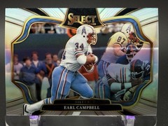 2025 Panini Select – Field Level Earl Campbell #450 Silver Prizm