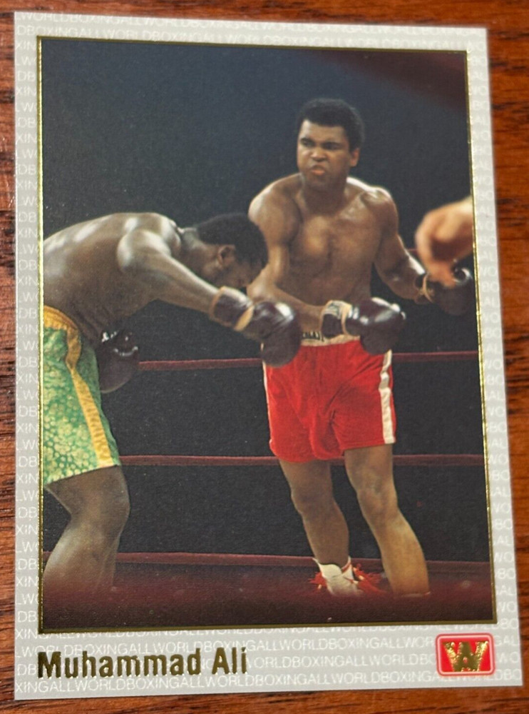 MINT 1991 ALL WORLD SPORTS BOXING MUHAMMAD ALI GOLD FOIL CARD #69-JAN0125