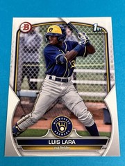 2023 Bowman LUIS LARA 1st Bowman #BP-100 Milwaukee Brewers Qty Avail