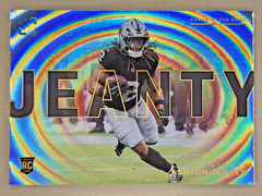 2025 Panini Photogenic Ashton Jeanty RC NAMES OF THE GAME Raiders #15 CASE HIT