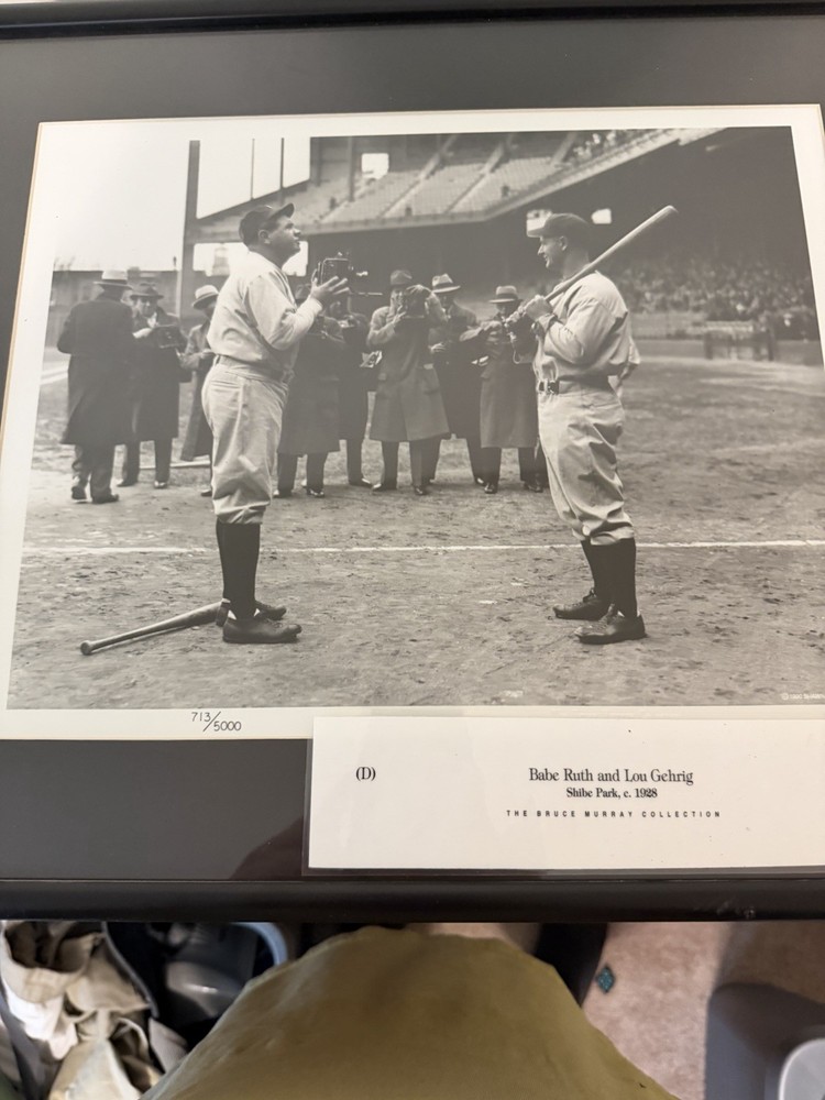 MLB Babe Ruth And Lou Gehrig Photo /5000