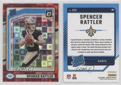 2024 Donruss Optic Preview Red Pandora Prizm Spencer Rattler #359 Rookie RC 1i3j