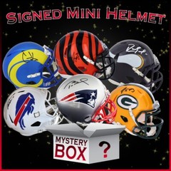 NFL *STAR* Autographed Mini Helmet Box Mystery
