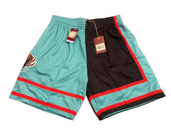 NEW Mitchell Ness NBA Split Swingman Shorts HWC 2001 Memphis Grizzlies MSRP $95