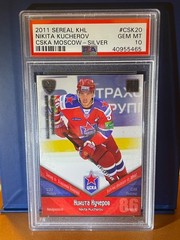 Sereal KHL Nikita Kucherov Rookie Silver /500 (POP 96) Not Young Guns – PSA 10