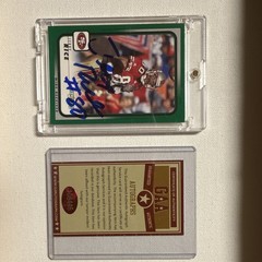 TOPPS 2001 TOPPS JERRY RICE AUTOGRAPHED #177 GAI PROVA 108446