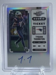 2022 Panini Contenders Optic Tyquan Thornton Rookie Ticket Auto #138 RC