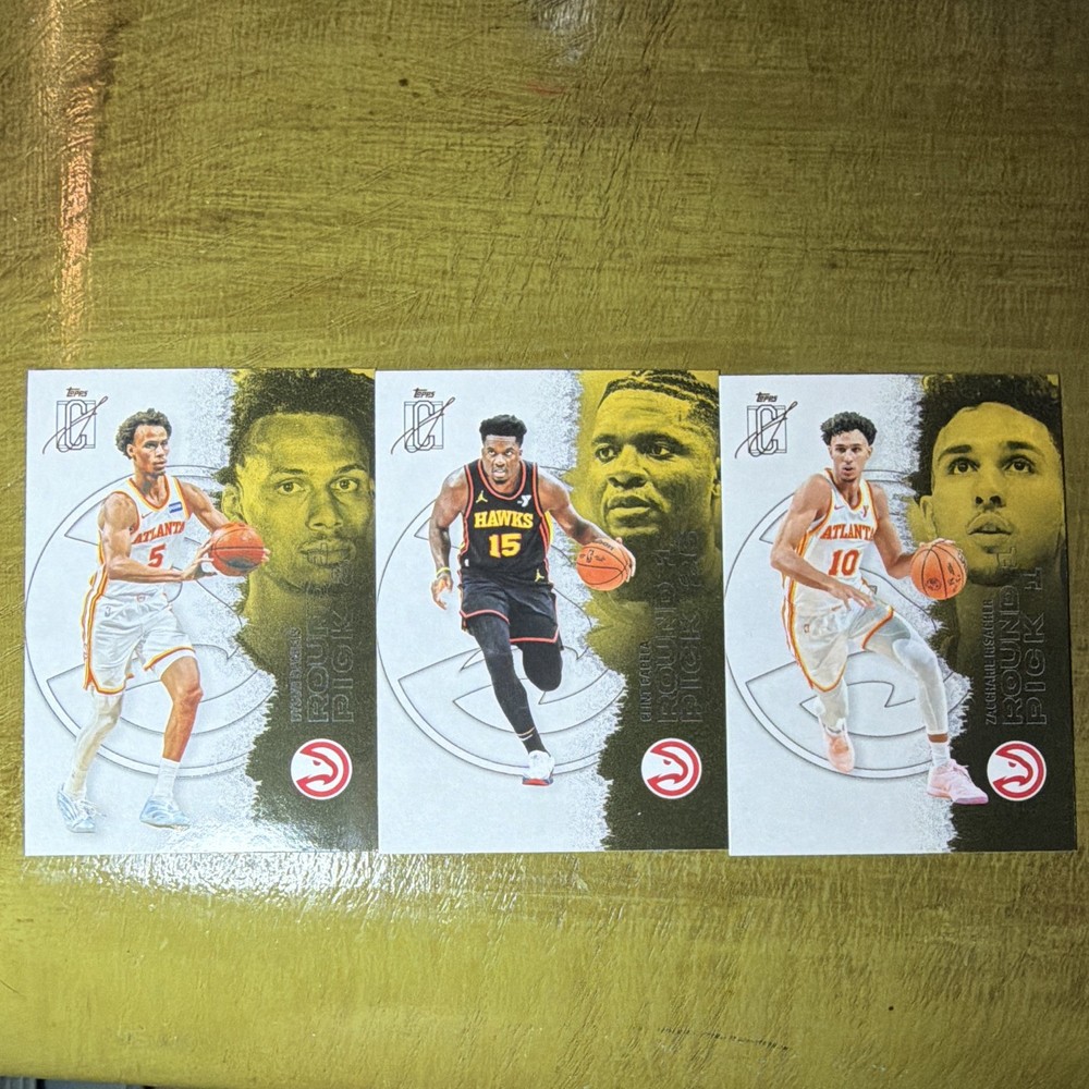 Topps Signature Class 3lot Daniel’s Capela Reacher #26 #48 #61 ATL Hawks
