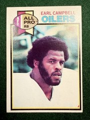 1979 Topps – Earl Campbell #390 (RC) (HOF) EX Houston Oilers clean nice corners