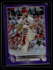 2022 Topps Chrome #52 Adam Wainwright Green Refractor #/99