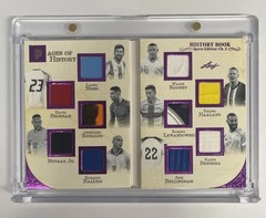 2025 Leaf History Messi/Ronaldo+ #PH-5 Ages Of History Booklet Purple 02/10