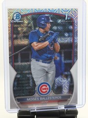 2023 Bowman #BCP-11 Moises Ballesteros Chrome Prospects Mojo Refractors