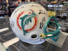 Miami Dolphins NFL Team Signed Helmet Dan Marino Don Shula Many More Wow!