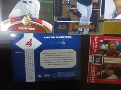 2005 Prestige Stars of the MLB Victor Martinez /100 + 5 base cards 6 in lot