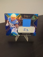 2022 Panini Select Isaiah Spiller RPA Prizm /75 – Los Angeles Chargers