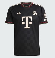 Adidas FC Bayern Munich 25 / 26 Third Jersey Soccer Black KE6801 Mens Size M
