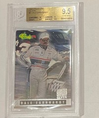DALE EARNHARDT sr. #3 1995 finish line silver insert #1 BGS 9.5 GEM MINT nascar