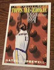 Latrell Sprewell 1993-94 Topps Gold NBA All Rookie 1st Team – Card #153 parallel