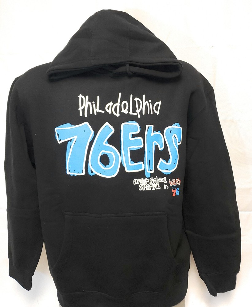 Mens After School Special Philadelphia 76’ers Black NBA Lab Sweatshirt Hoodie