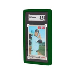 6 BCW Graded Card Bumpers For SGC Certified Slab GREEN Silicone Edge Protection