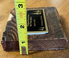 Original Piece of Wood from Churchill Downs Twin Spires Built in 1895 AUTHENTIC