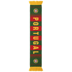 J4K Inc Portugal Soccer Scarf 67x7in 100% Acrylic Double-Sided Fringe