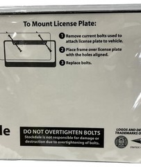 CAROLINA Metal License Plate Frame Officially Licensed Collegiate Product New