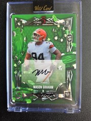 Mason Graham 4/5 Matte Green Auto – Cleveland Browns Rookie – Defensive Lineman