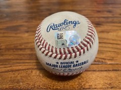 Gleyber Torres Tigers Game Used SINGLE Baseball 4/29/2025 Astros Gusto Hit #889