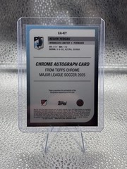 2025 Topps Chrome Mls – Autographs Kelvin Yeboah #CA-KY Gold Wave Refractor /50