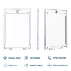 Slim 35/55/75/100/130pt Magnetic Card Holder One Touch Card Holder UV Protectors