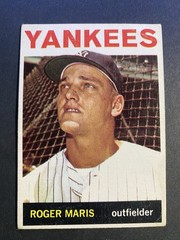 1964 Topps Baseball Roger Maris New York Yankees Card #225
