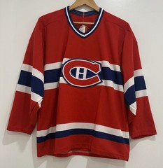 VTG CCM Montreal Canadiens NHL Hockey Red Jersey USA 90s Sz M