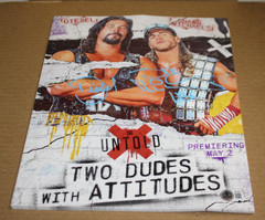 WWE WWF SHAWN MICHAELS HBK & KEVIN NASH “DIESEL” DUAL SIGNED 11×14 PHOTO BAS