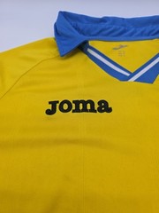 JOMA SOCCER JERSEYMEN SIZE LARGE YELLOW BLUE SOCCER .#46168