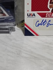 2020 Colt Emerson USA Stars & Stripes Silhouettes Signed Auto 10/62 GU Relic