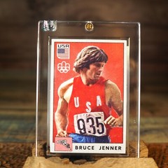 ROOKIE BRUCE JENNER 1976 MONTREAL OLYMPICS BOWMAN SIZE HALL OF FAME