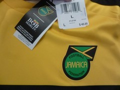 NWT Adidas 2026 Jamaica x Bob Marley Yellow Home Jersey Youth Size Large 13-14Y