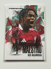 2025-26 Futera Club FX Liverpool Maestro Black #22 Rio Ngumoha Rookie 06/07