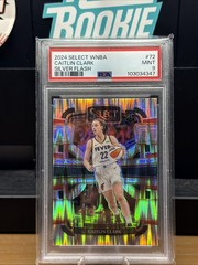 2024 Select WNBA – Concourse Caitlin Clark PSA 9 Rookie Silver Flash Prizm (RC)