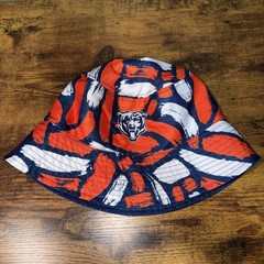 Men’s Chicago Bears Blue And Orange Reverseable NFL Training Camp Bucket Hat
