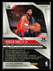 2024-25 Panini Prizm #145 Marvin Bagley III Prizms Ice