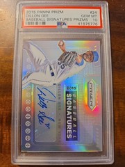 2015 Panini Prizm Dillon Gee Auto PSA 10