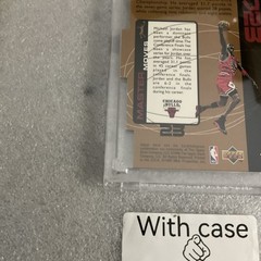 1999 Upper Deck Quantum MJ23 Master Moves Die-Cut Michael Jordan Card #2114/2300